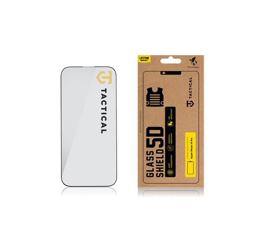 Tactical Glass Shield 5D Apple iPhone 16 Pro / 17 / 17 Pro kijelzővédő üvegfólia, fekete -  iPhone 16 Pro fólia a Domshop kínálatából