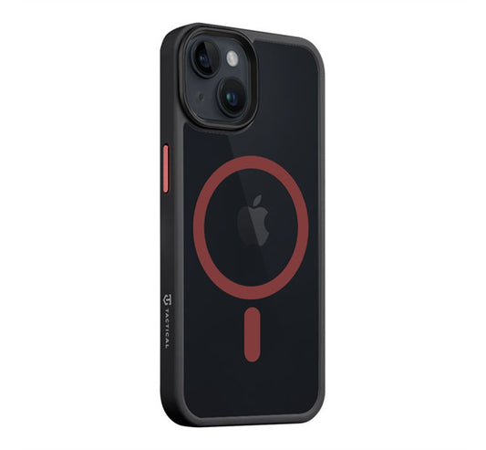 Tactical MagForce Hyperstealth 2.0 Apple iPhone 14 magsafe tok, fekete/piros -  iPhone 13/14 tok a Domshop kínálatából