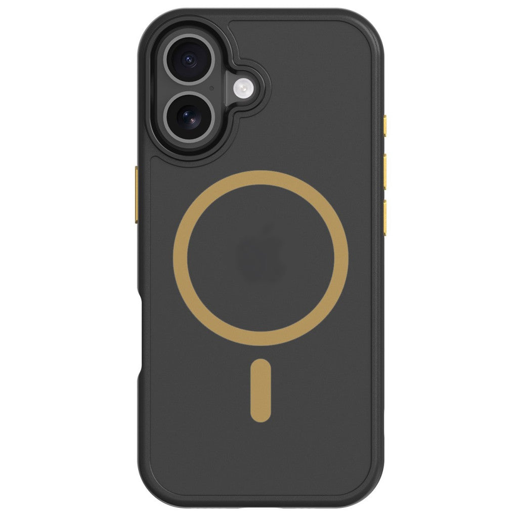 Tactical MagForce Hyperstealth 2.0 Apple iPhone 17 MagSafe hátlap tok, fekete/sárga -  iPhone 17 tok a Domshop kínálatából