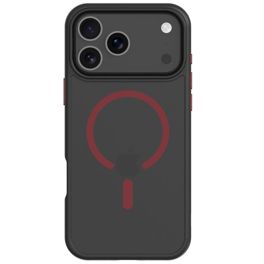 Tactical MagForce Hyperstealth 2.0 Apple iPhone 17 Pro Max MagSafe hátlap tok, fekete/piros -  iPhone 17 Pro Max tok a Domshop kínálatából