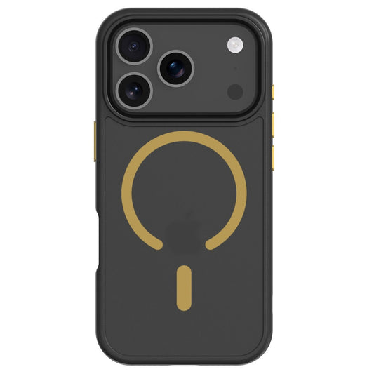 Tactical MagForce Hyperstealth 2.0 Apple iPhone 17 Pro Max MagSafe hátlap tok, fekete/sárga -  iPhone 17 Pro Max tok a Domshop kínálatából