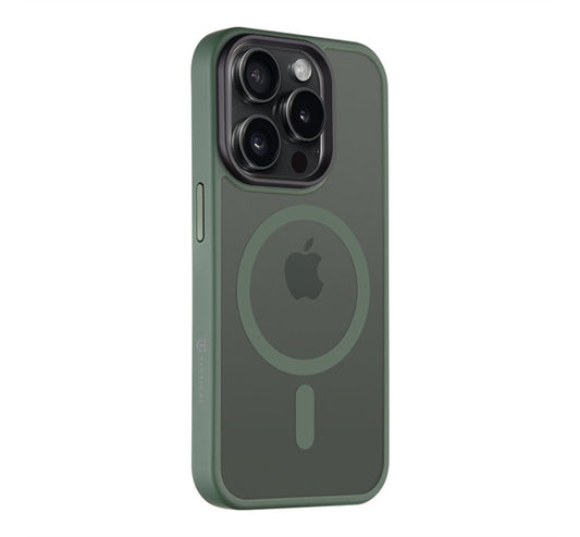 Tactical MagForce Hyperstealth Apple iPhone 15 Pro Magsafe hátlap tok, áttetsző/sötétszöld -  iPhone 15 Pro tok a Domshop kínálatából