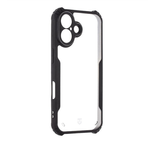 Tactical Quantum Stealth Apple iPhone 16 tok, átlátszó/fekete -  iPhone 16 tok a Domshop kínálatából
