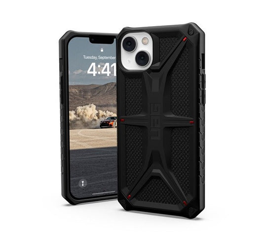 UAG Monarch Apple iPhone 14 Plus hátlap tok, Kevlar Black -  iPhone 14 Plus tok a Domshop kínálatából