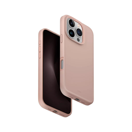 UNIQ Hybrid MagClick Charging Lino Hue tok Apple Iphone 16 Pro készülékhez - blush pink -  iPhone 16 Pro tok a Domshop kínálatából