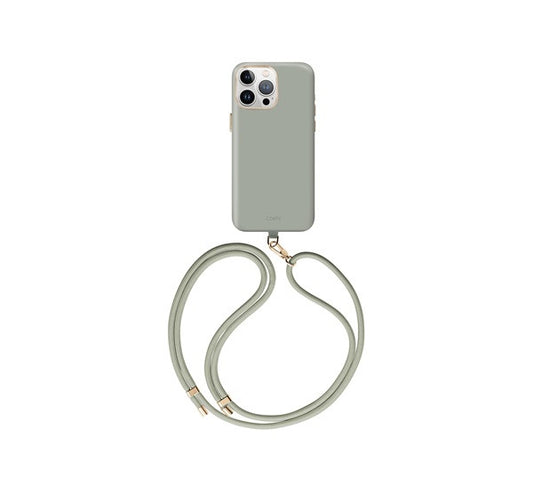 Uniq Coehl Creme Apple iPhone 15 Pro Max Magsafe kombatibilis tok, sage / zöld -  iPhone 15 Pro Max tok a Domshop kínálatából