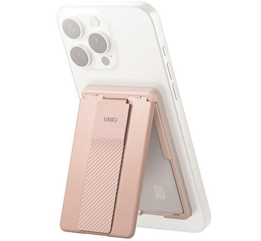 Uniq Heldro ID mágneses kártyatartó szíjjal, rózsaszín -  MagSafe tárca a Domshop kínálatából