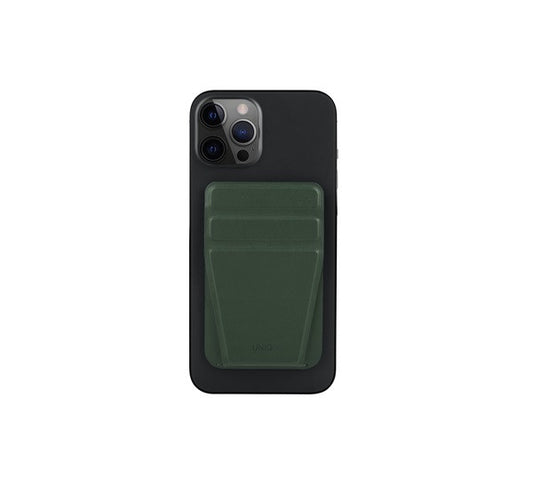 Uniq Lyft mágneses kártyatartó, zöld -  MagSafe tárca a Domshop kínálatából