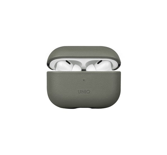 Uniq Terra Apple Airpods Pro 2 bőr tok, zöld -  AirPods Pro 2 tok a Domshop kínálatából