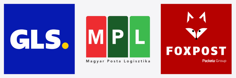 szállító partnereink - MPL, GLS, FoxPost